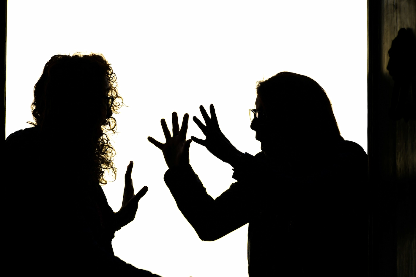 Zwei Personen sind im Konflikt - Coaching Themen